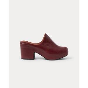 NEW RACHEL COMEY women's bose wrapped clogs in garnet leather
